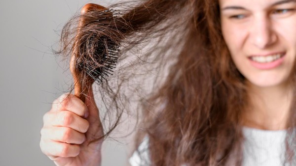 ilustrasi-rambut-kering